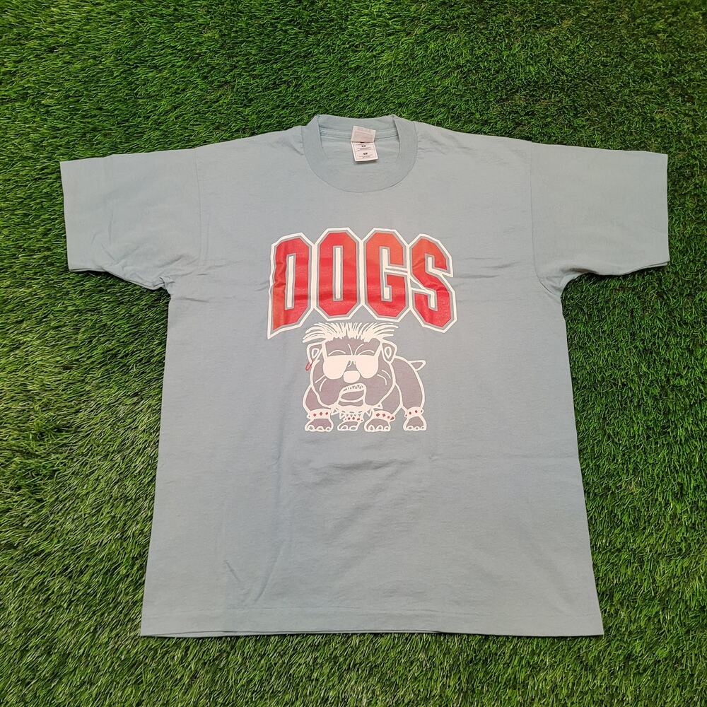 VTG 90s Single Stitch T-Shirt Mens L FOTL BEST 50/50 Dogs Graphic USA Made